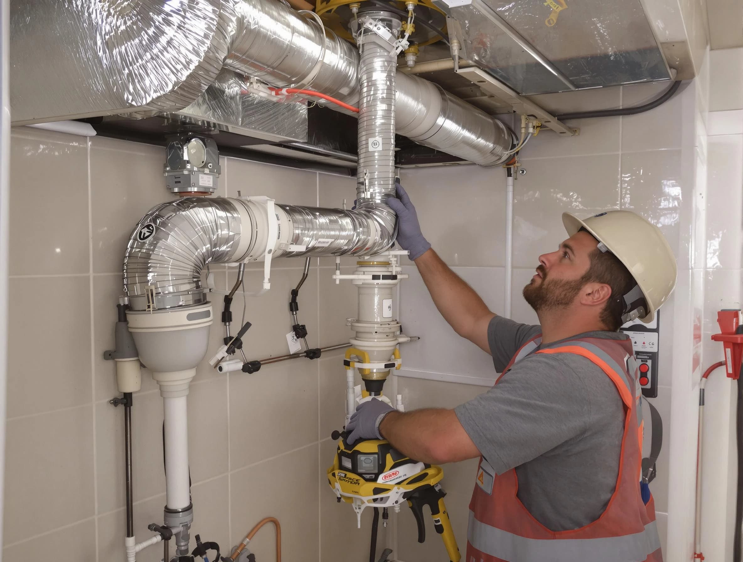 West Covina Dryer Vent Cleaning expert performing professional dryer vent repair and installation in West Covina